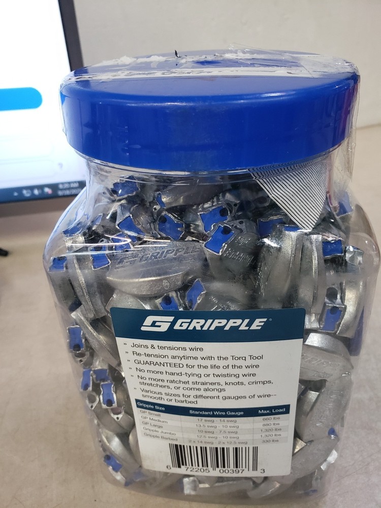 Beakert Medium Gripple Plus for 14-10 Ga. - 190 Count