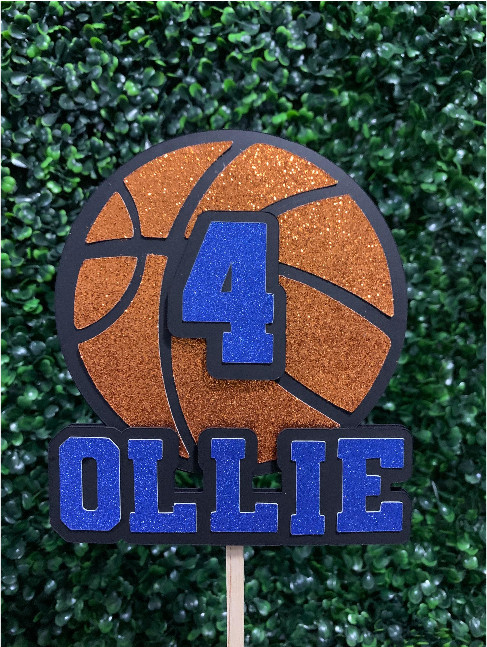 Basketball Cake Topper