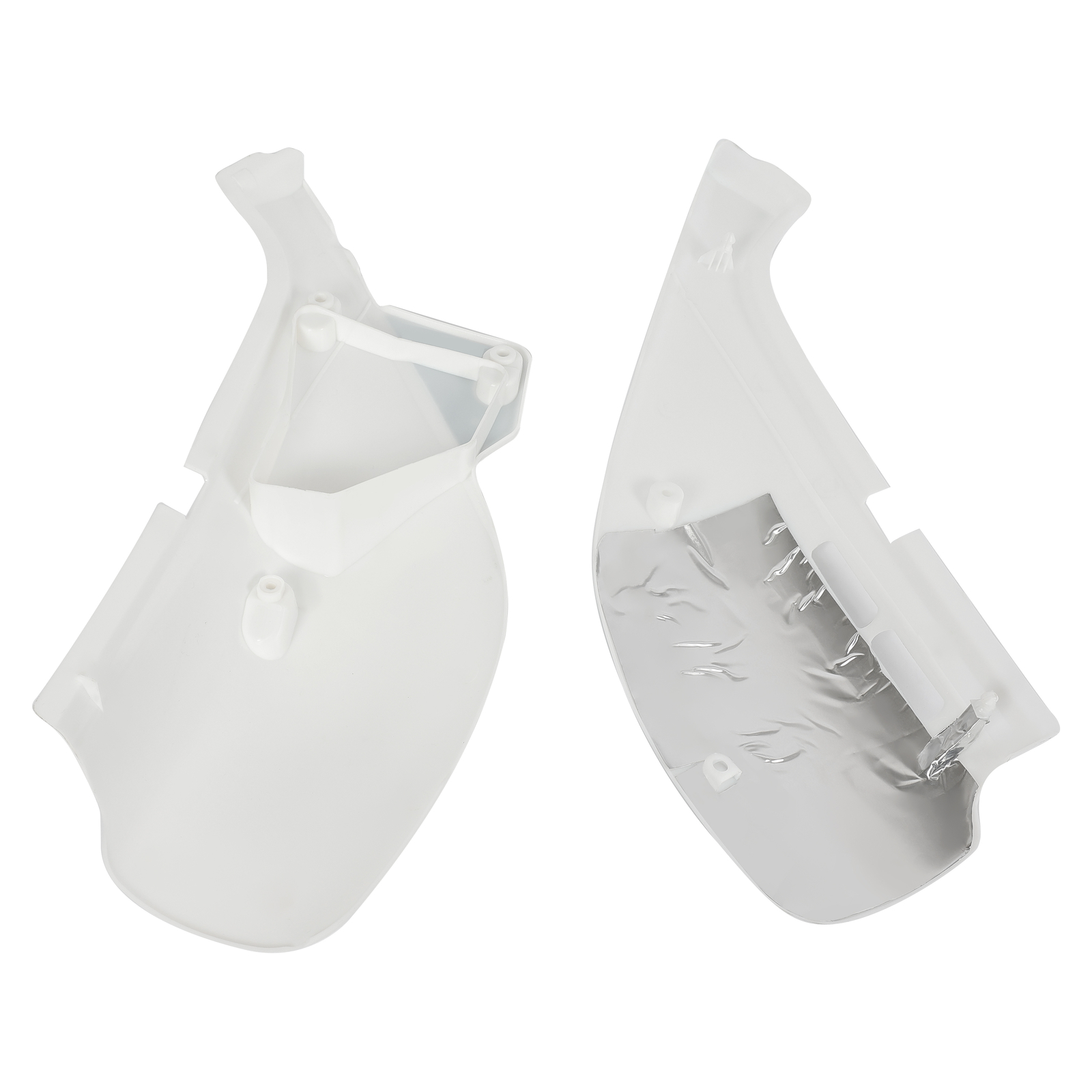 White Side Cover Panel Side Fairing Left+Right Fit For 93-21 Honda XR650L