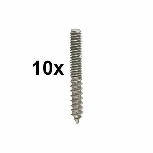 10 Tap Handle Bolts 5/16"- 18 (DIY Tap Handles) - Hanger Bolt Mount Screws - Bar