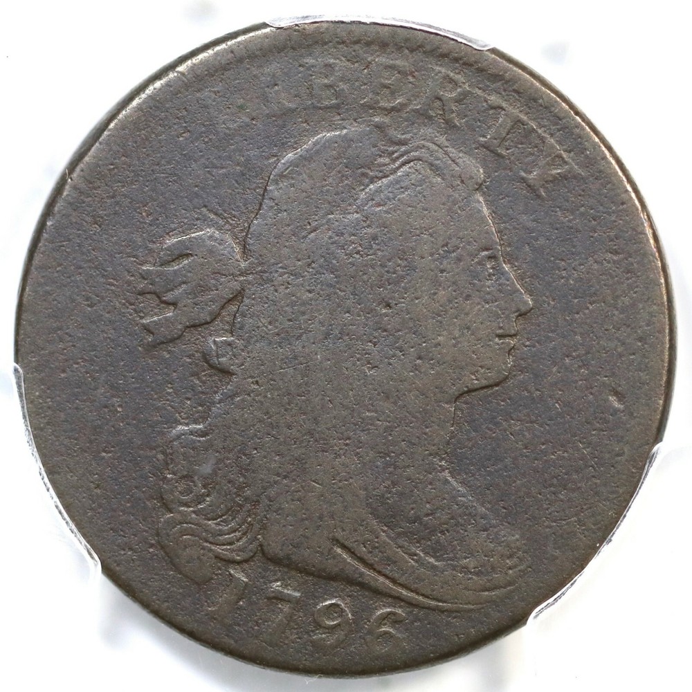 1796 S-117 R-5 PCGS G 6 Draped Bust Large Cent Coin 1c