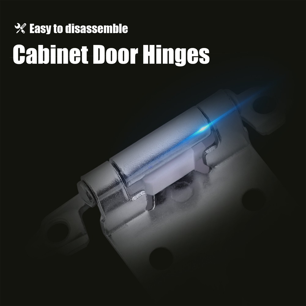 Overlay Kitchen Cabinet Hinges Self Closing Face Mount Cupboard Door Hinge Lot