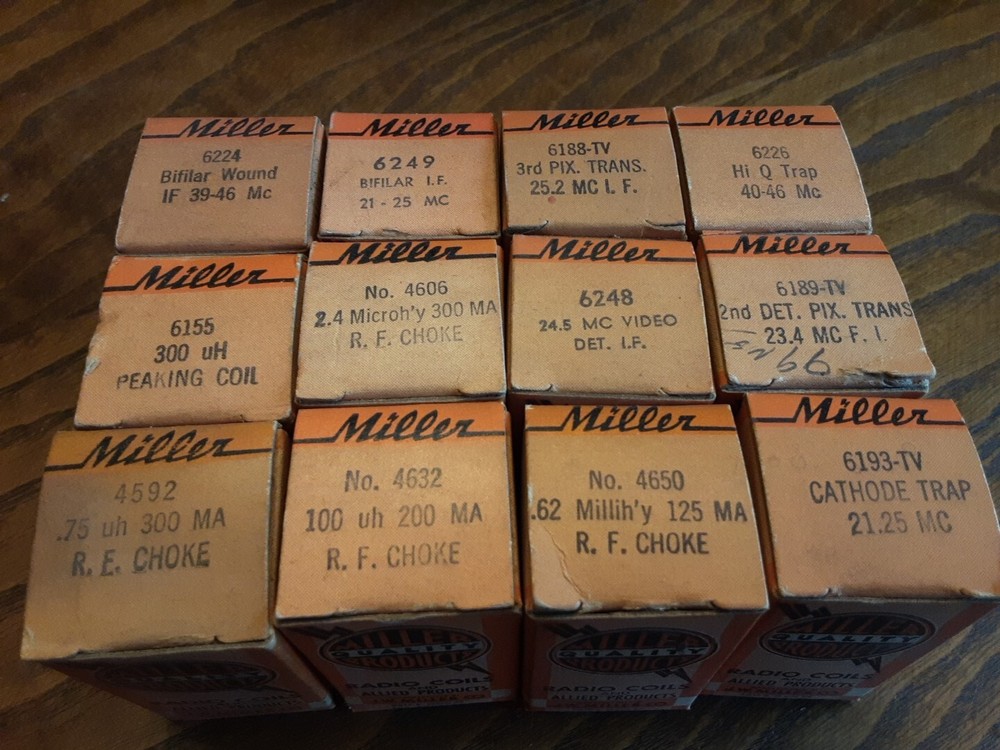 NOS Miller Rf Choke Coil  12pc