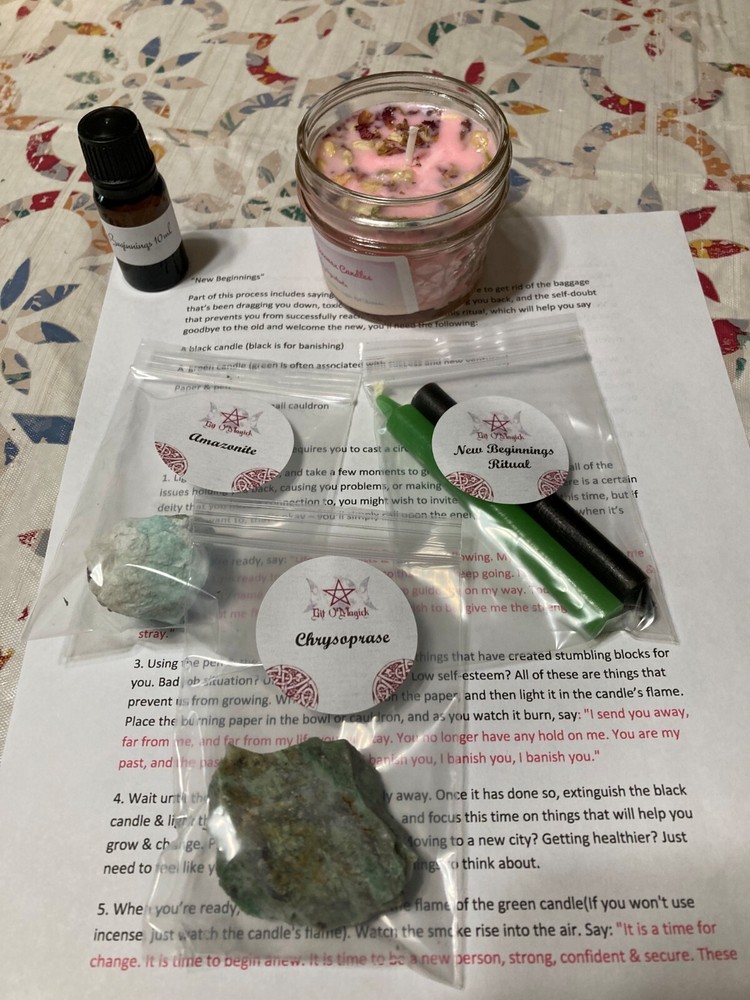 New beginnings Wiccan Box
