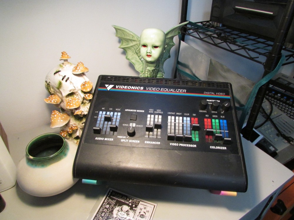 Videonics Video Equalizer Model VE-1A NTSC Audio Video Processor USEED WORKING