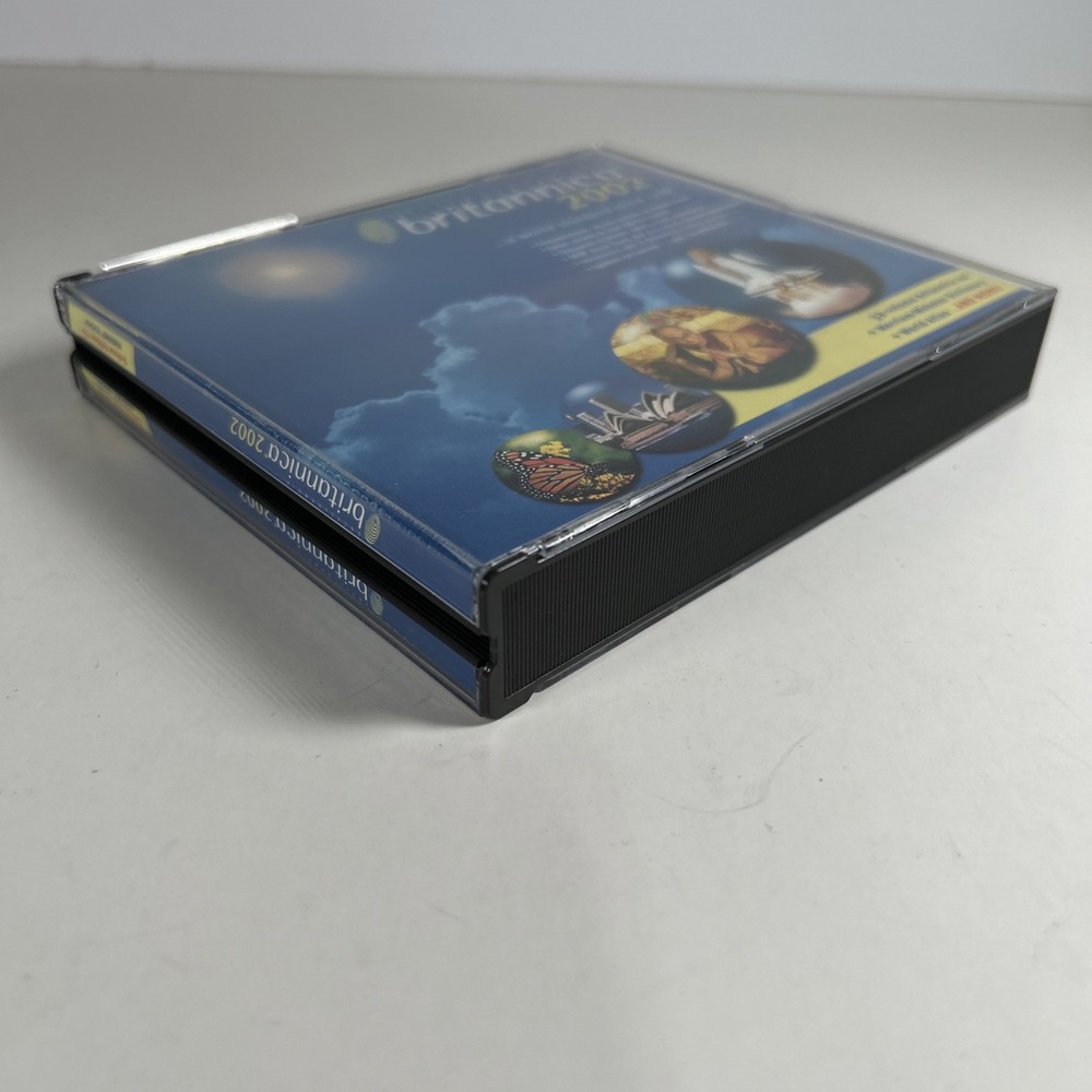 Encyclopedia Britannica 2002 Deluxe Edition CD Windows Version 3-Disc Set
