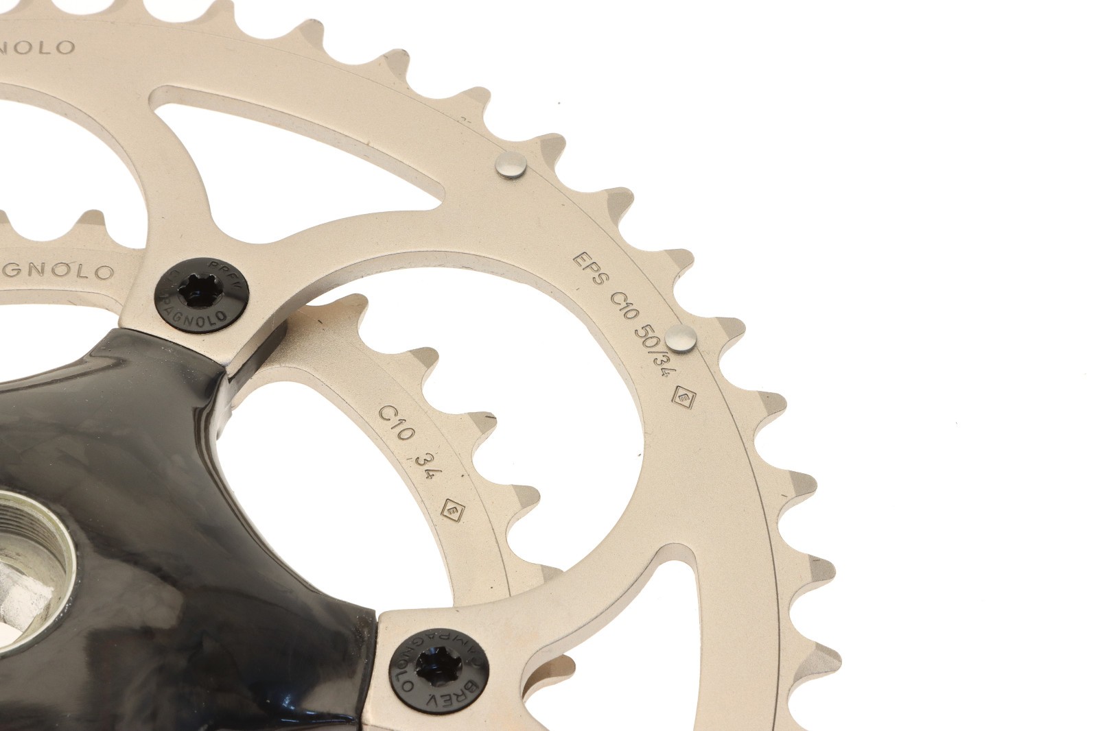 Campagnolo Record Carbon Compact Crankset 10s 50/34 172.5mm Square Taper NOS NEW