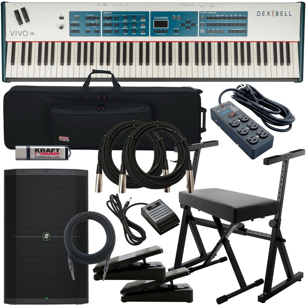 Dexibell VIVO S8 Stage Piano COMPLETE STAGE BUNDLE