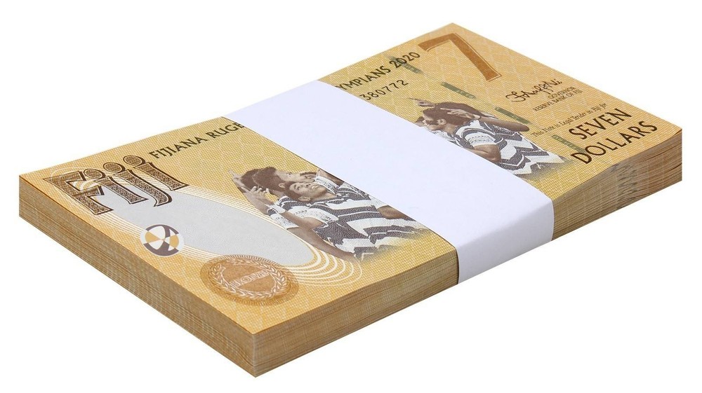 Fiji 7 Dollars, 2022, P-122a.1, UNC, Commemorative X 100 PCS Bundle Pack