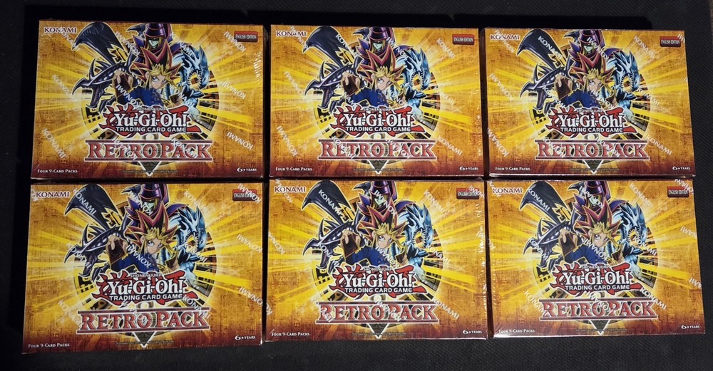LOT OF 6 RETRO PACK BOXES