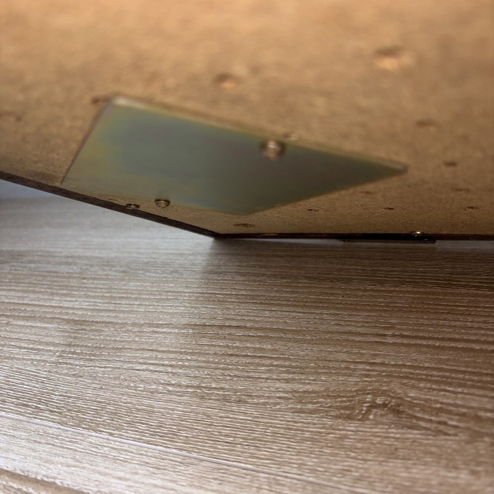 DENON DP-57L Automatic Direct Drive DD Record Player Brown Missing 1 Foot Read