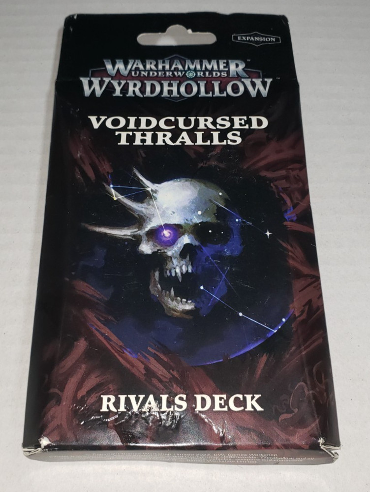 Warhammer Underworlds: Wyrdhollow Voidcursed Thralls Rivals Deck DAMAGED BOX
