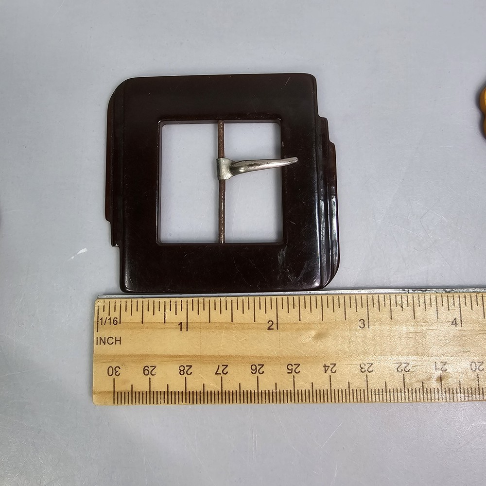 Vintage Bakelite Belt Buckle Lot