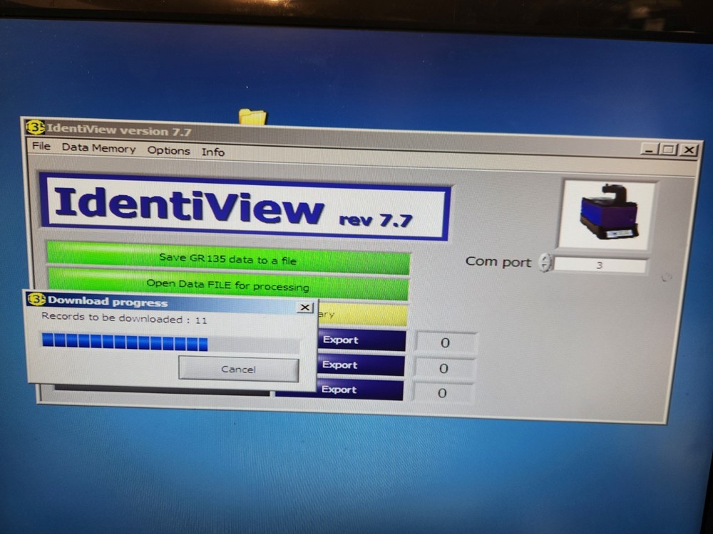 SAIC Exploranium The Identifier software