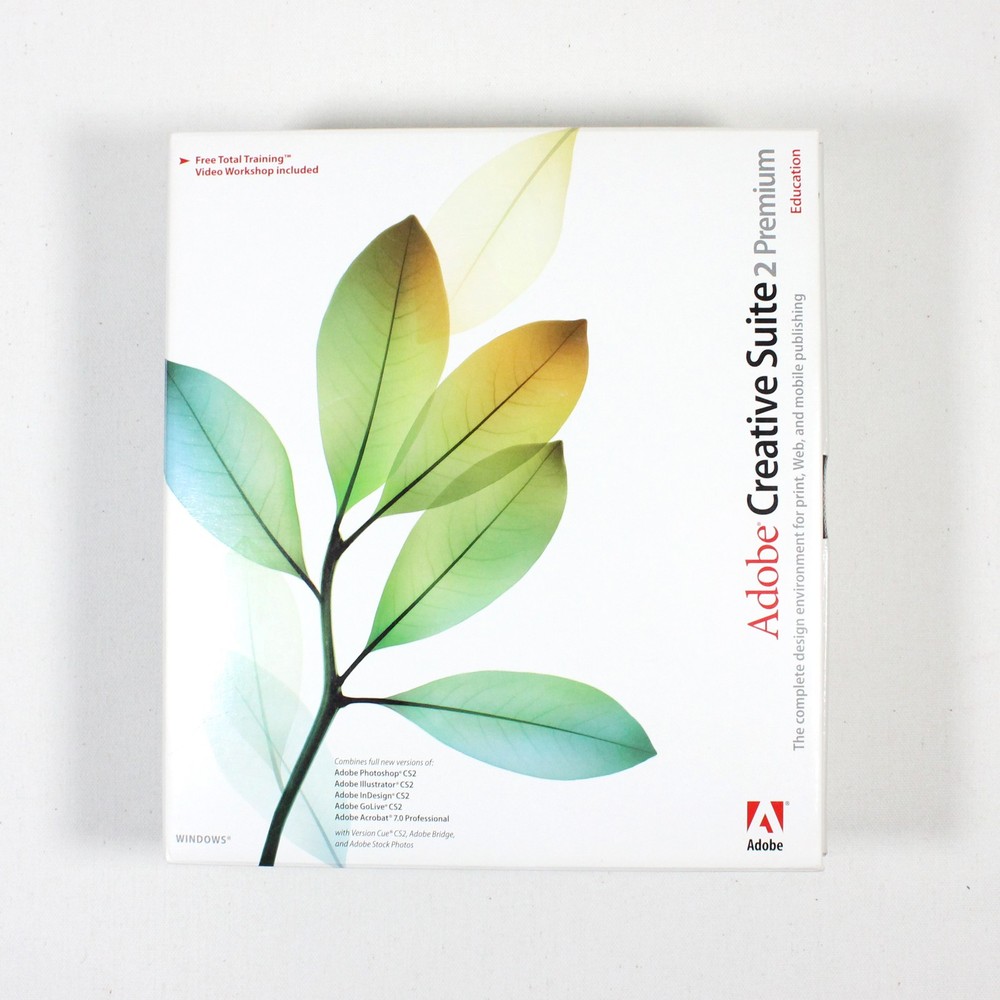 Adobe Creative Suite 2 Premium Education for Windows (2005) Includes Serial Key