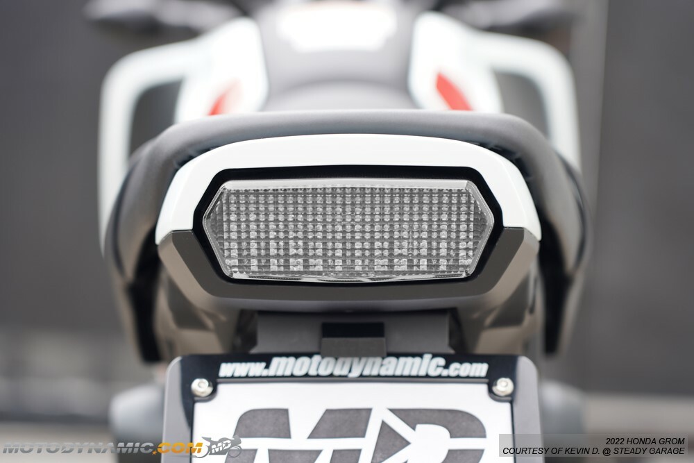 INTEGRATED Turn Signals LED Tail Light CLEAR LENS Fits 2022-2023 Honda Grom 125