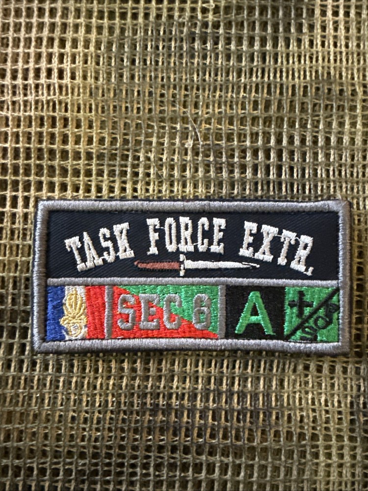 French Foreign Legion Special Operations Task Force Extr. SEC 8 Patch