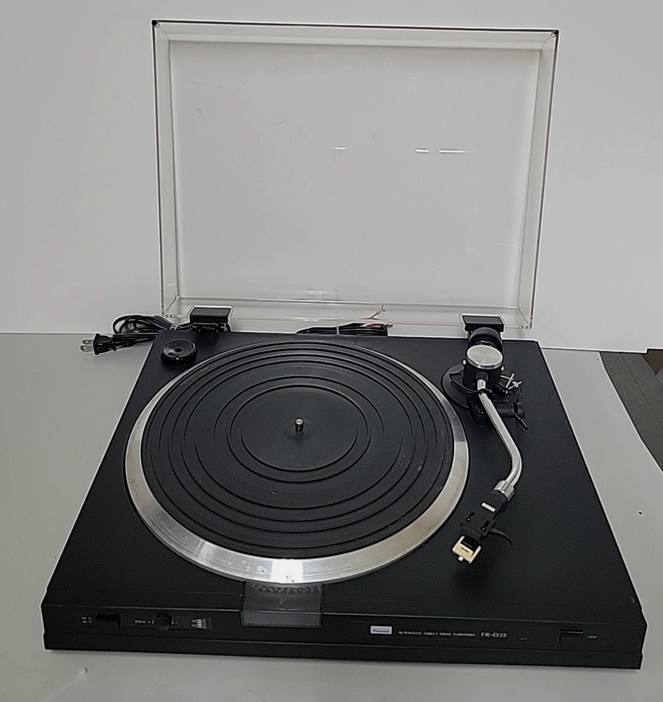 SANSUI FR-D35 Automatic Direct Drive Turntable Record Player - TESTED - WORKS