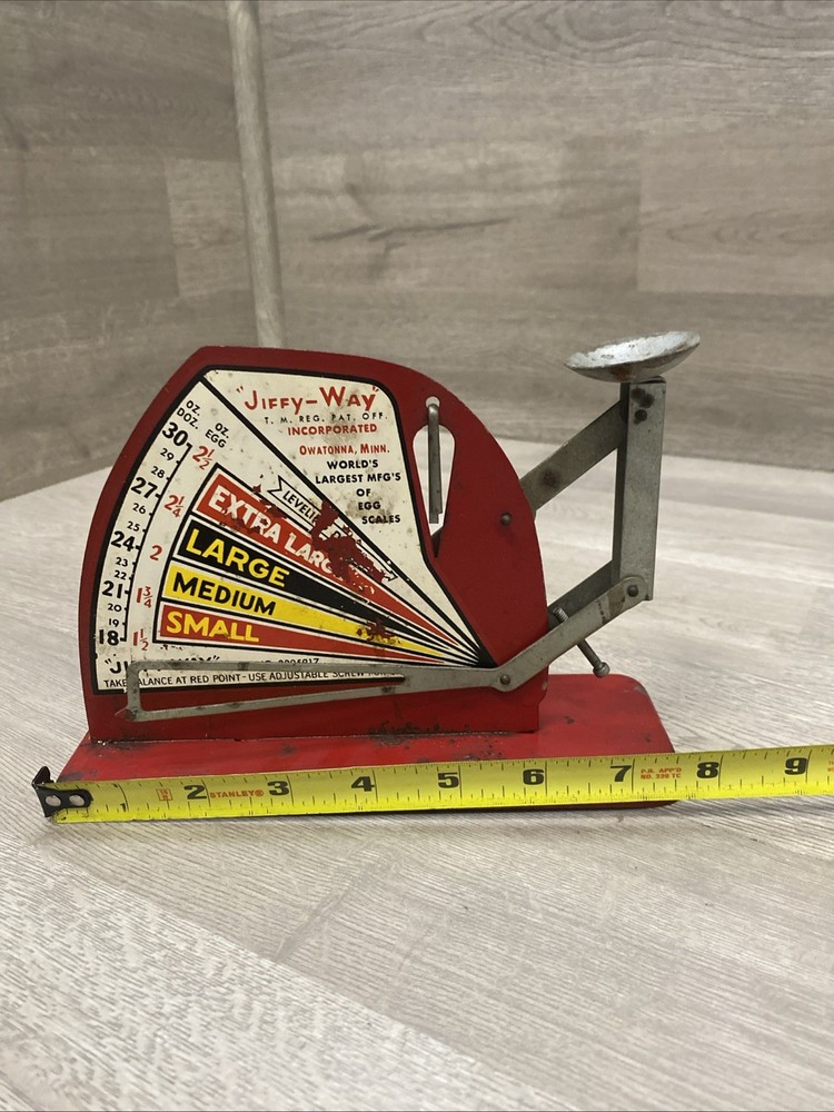 Vintage Jiffy Way Egg Scale