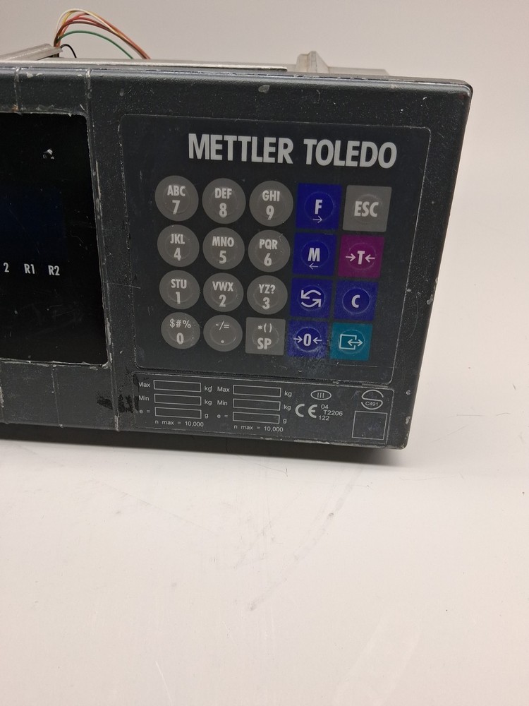 Mettler-Toledo LYNX Weight Indicator Missing Power Supply