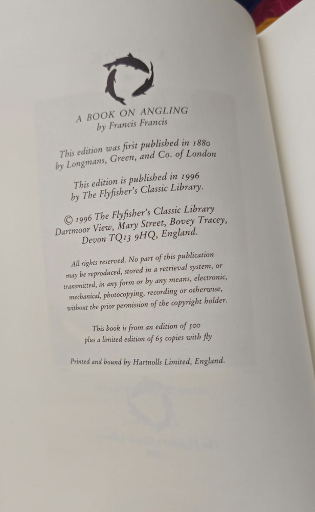 A Book on Angling Francis Francis