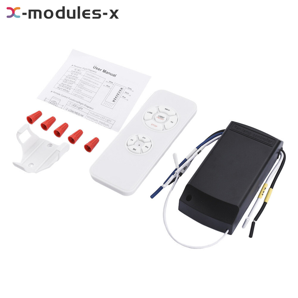 Universal Ceiling Fan Lamp Remote Control Kit AC110V 220V Timing Control Switch