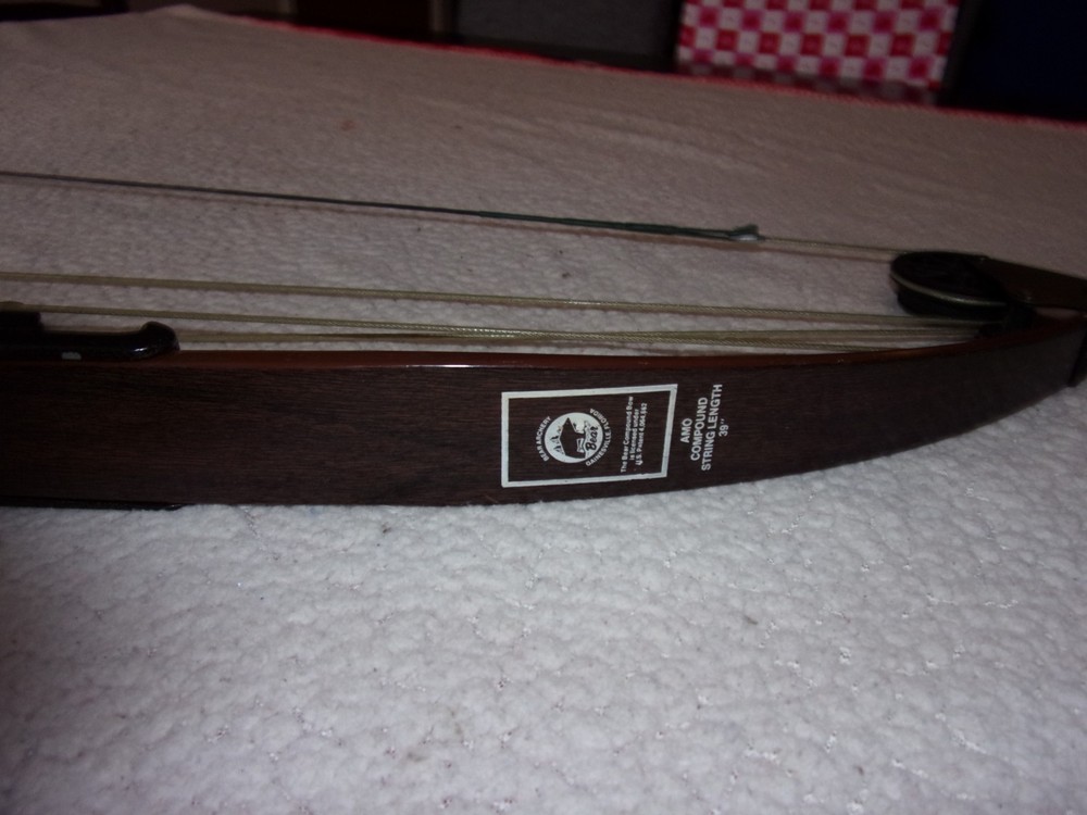 Vintage Bear Archery Whitetail Hunter Compound Bow NICE