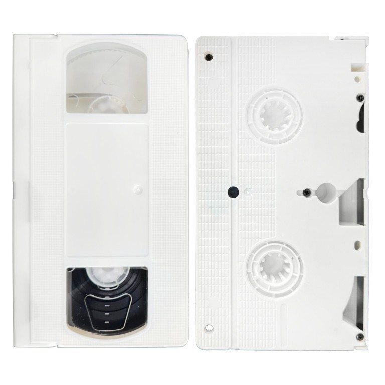 VHS is LIFE Solid White Color VHS Shell w/ T-160 Tape