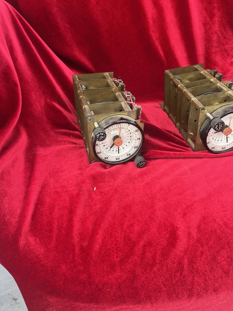 Synchron Timer Industrial As Is As Pictured Set Of 2
