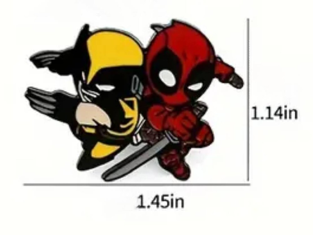 Disney Marvel Comics MCU DEADPOOL & WOLVERINE Backpack Enamel Collector Pin