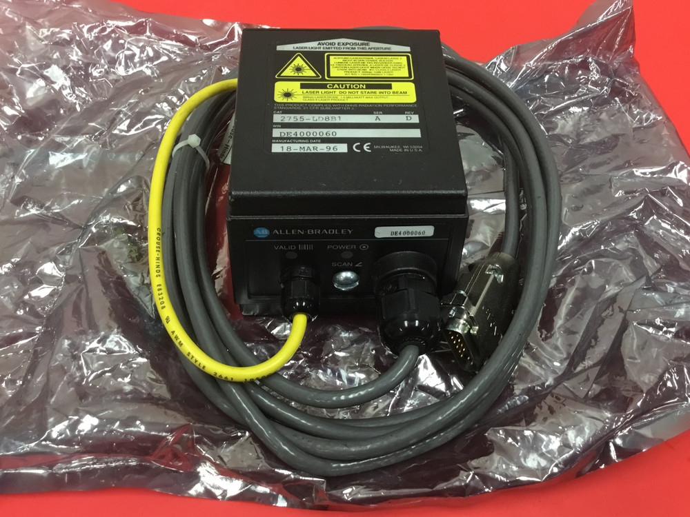 Allen-Bradley - Laser Bar Code Scanner - Catalog #2755-LD8B1, Series A