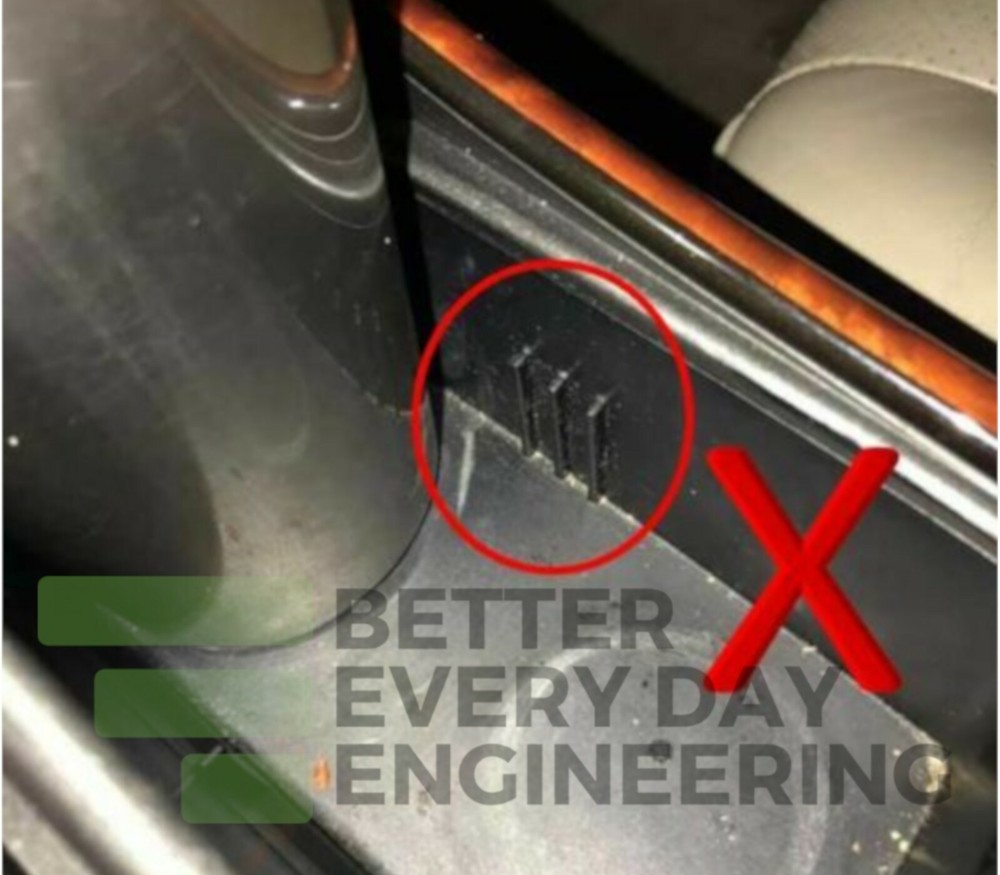98-05 Lexus GS 3D Printed Cup Holder Divider Type 2