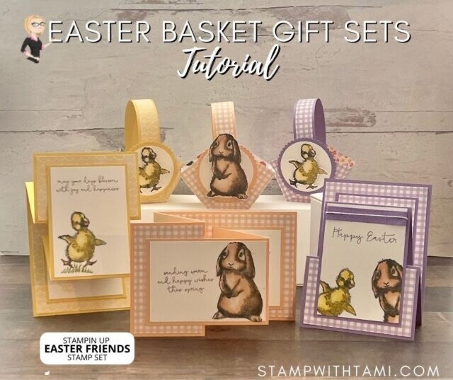 Stampin Up! EASTER FRIENDS Stamp Set & Pretty DSP. #346