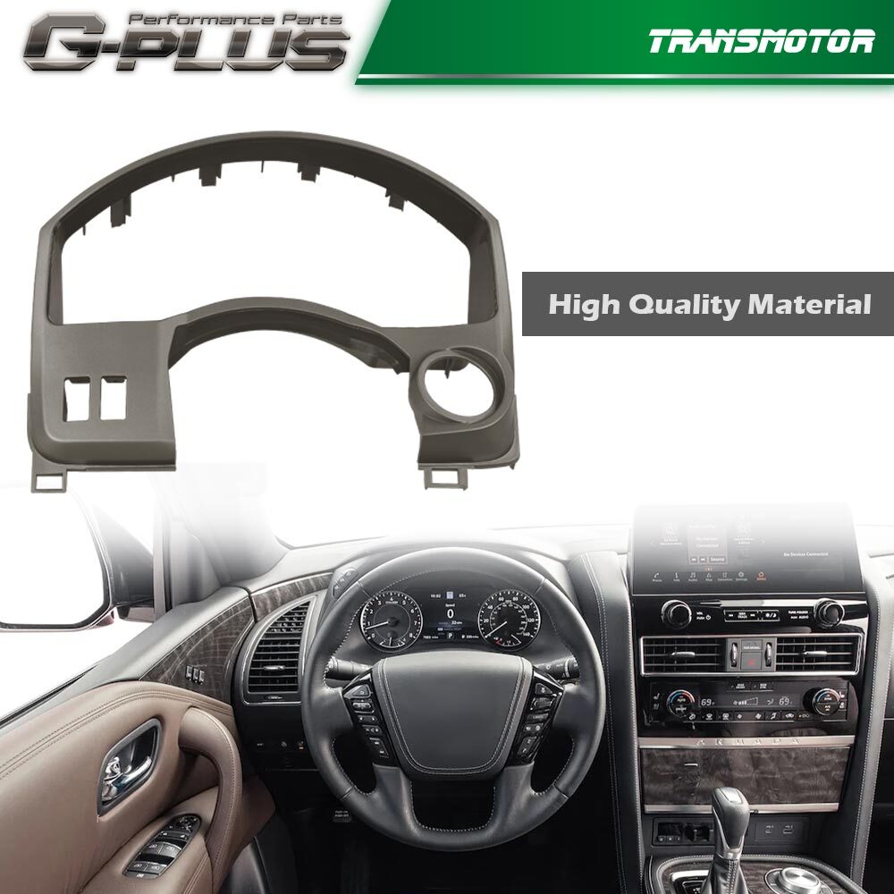Fit For 04-06 Nissan Titan Armada Instrument Cluster Dash Panel Gauge Trim Bezel