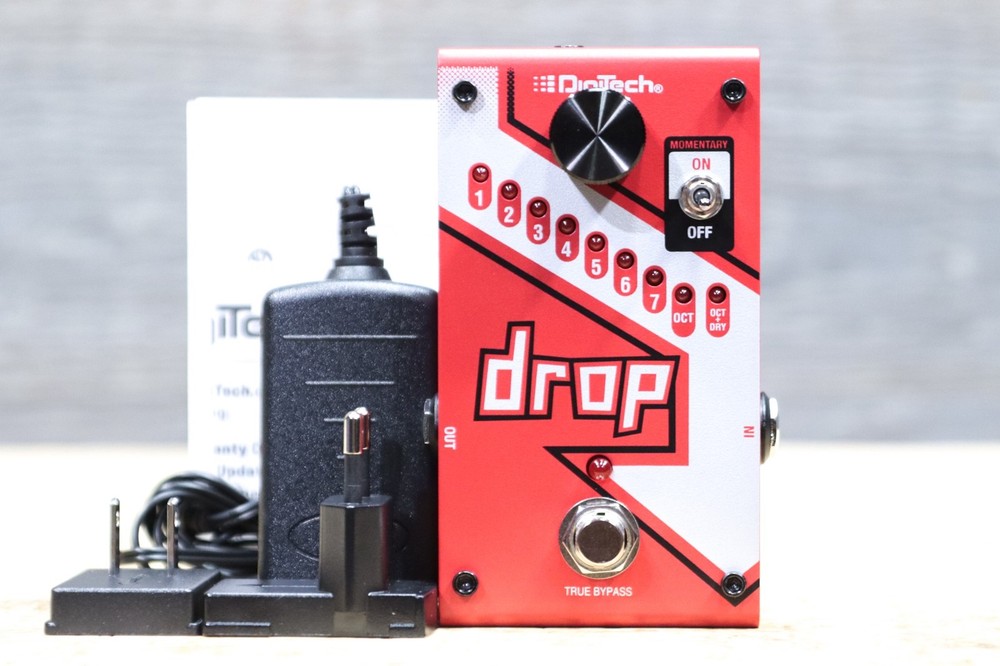 DigiTech Drop Compact Polyphonic Drop Tune Pitch-Shifter Effect Pedal w/Box