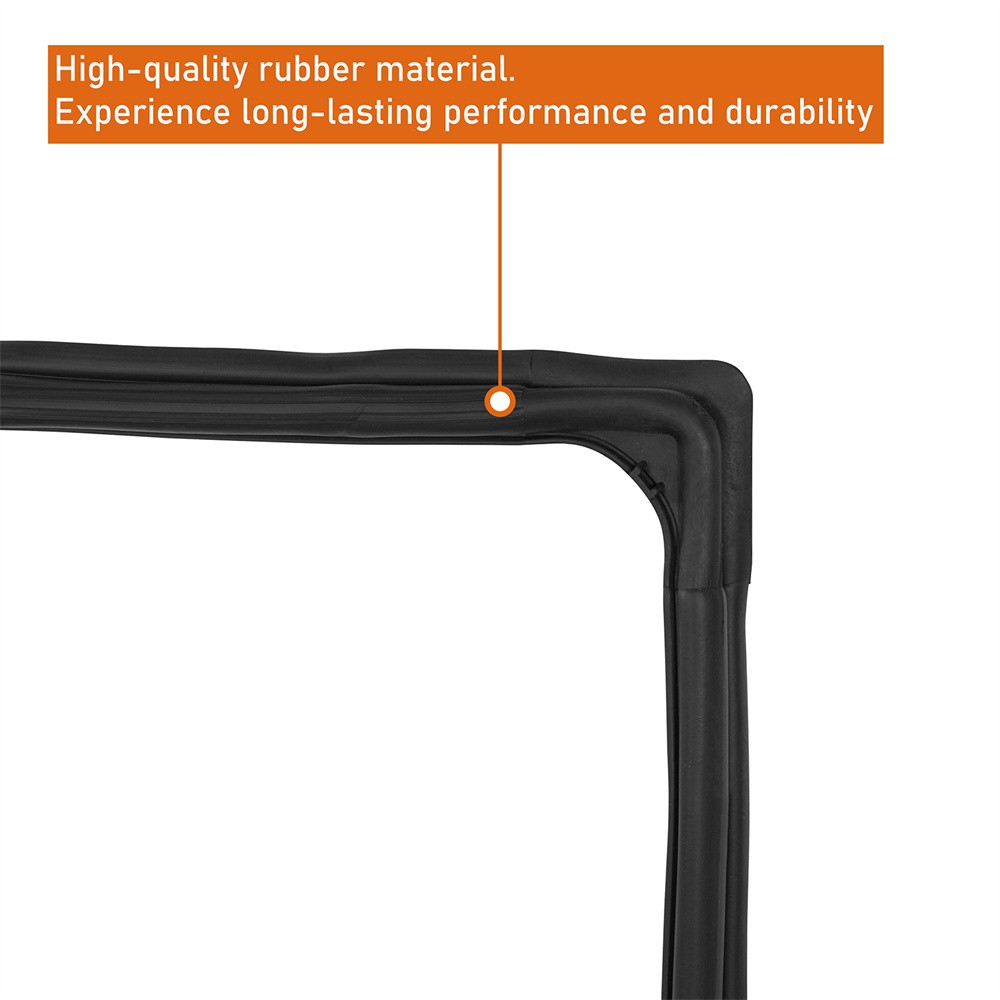 Front Passenger Door to Body Weatherseal Assembly For 2007-2018 Jeep Wrangler JK