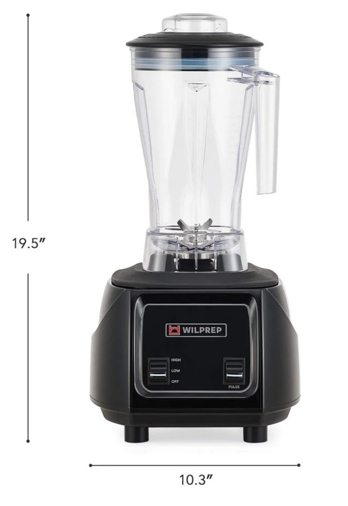 Commercial Grade Blender 2.0 HP Toggle Switch, 64oz Pitcher