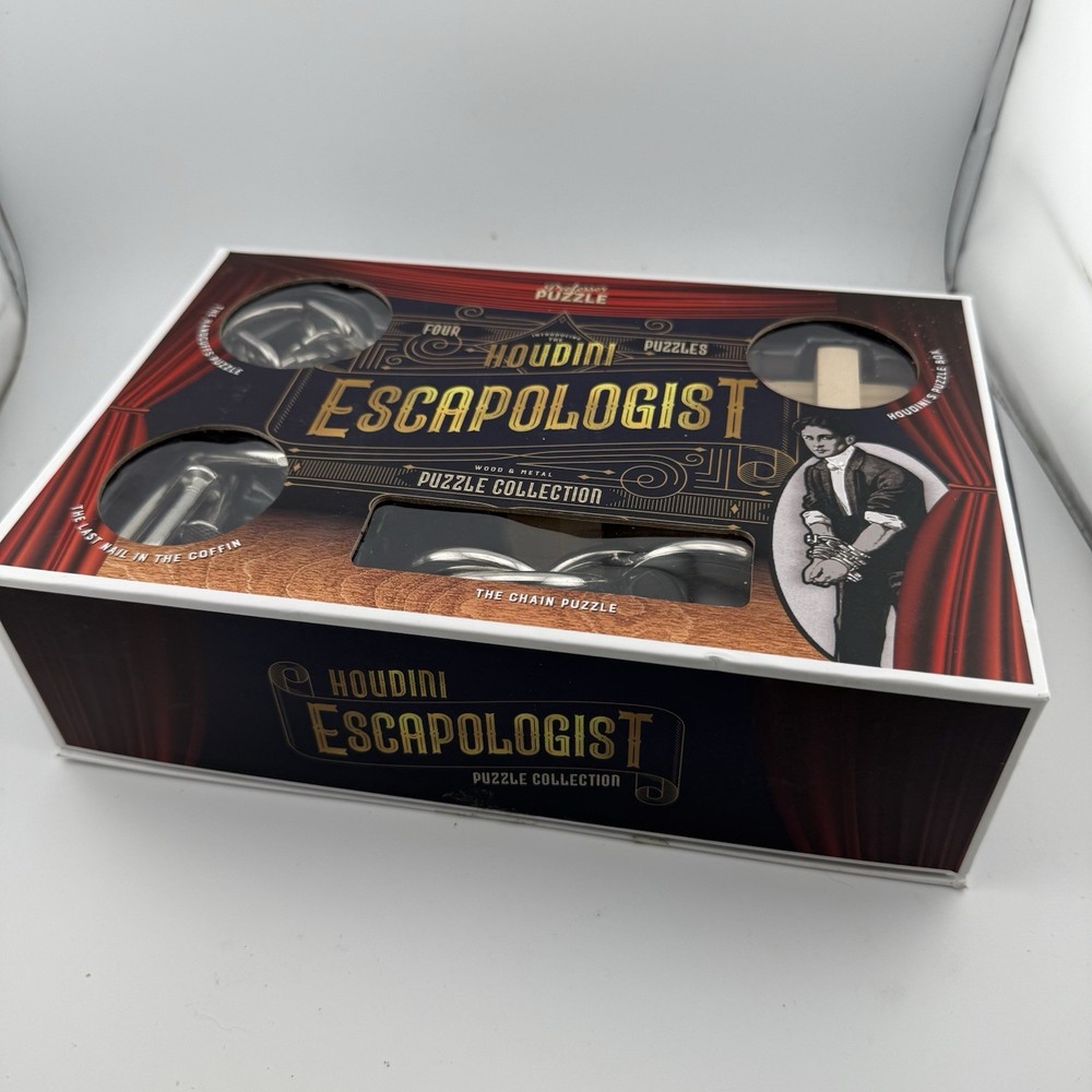 Professor Puzzle Houdini Escapologist 4 Collection, used, missing solutions