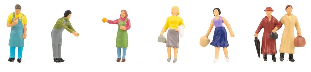 HO Scale People - 151670 - Weekly market I