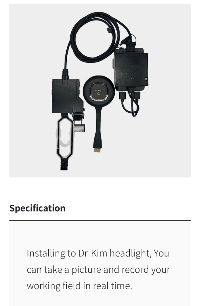 DCAM-5 Original Dr Kim 4K Camera Battery Only