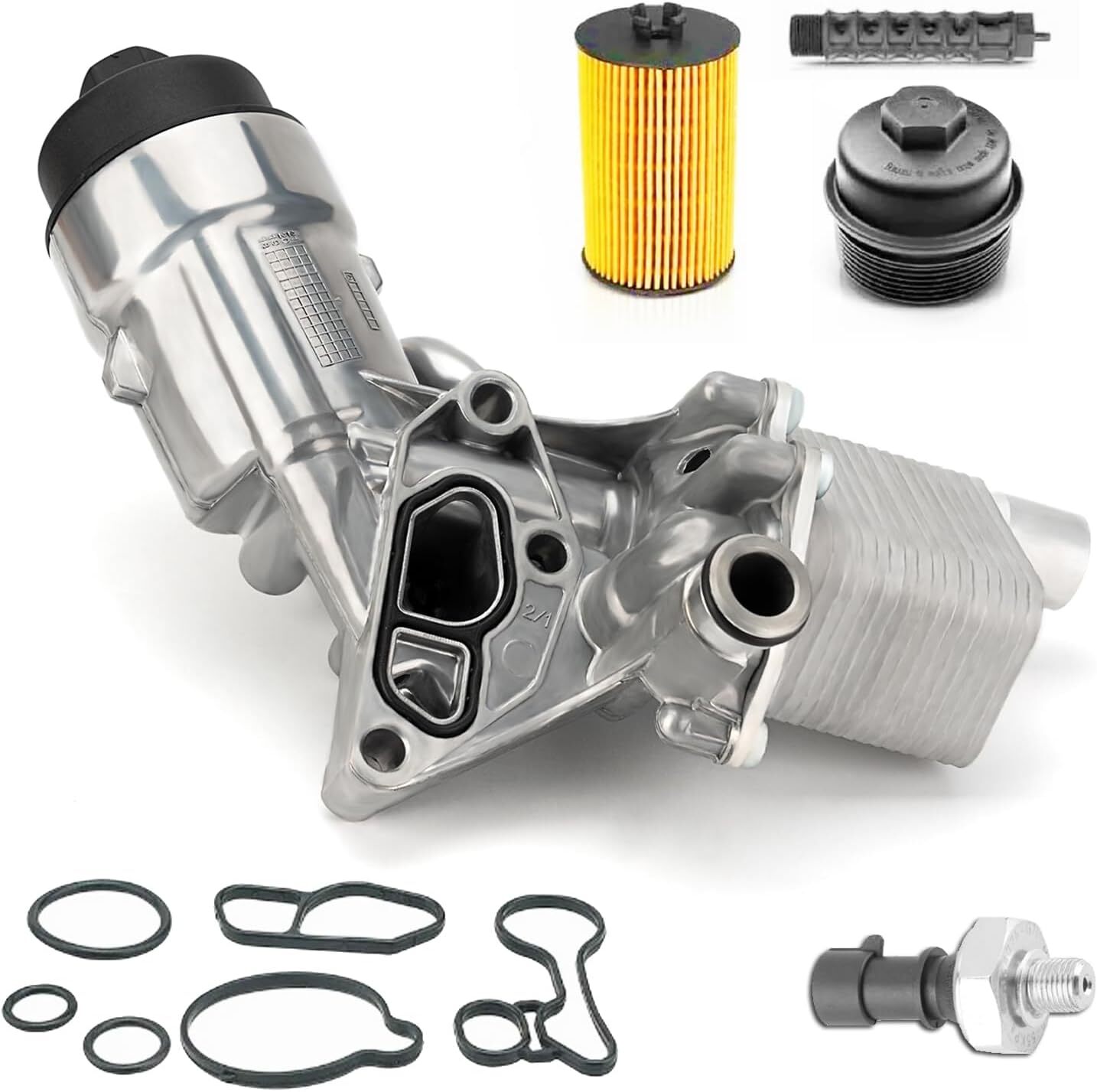 55566784 Oil Cooler Filter Housing For Chevy Cruze Sonic Trax Buick Encore 1.4L