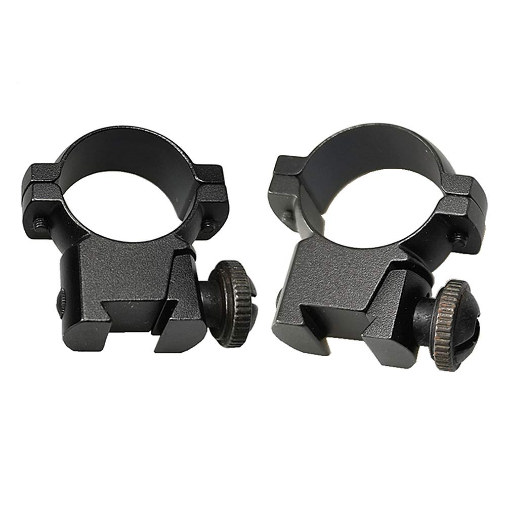 Medium Profile 1 inch Diameter Scope Ring Set for 11mm Dovetail Rails