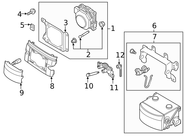 Genuine Audi Mount Bracket 4K0-907-574