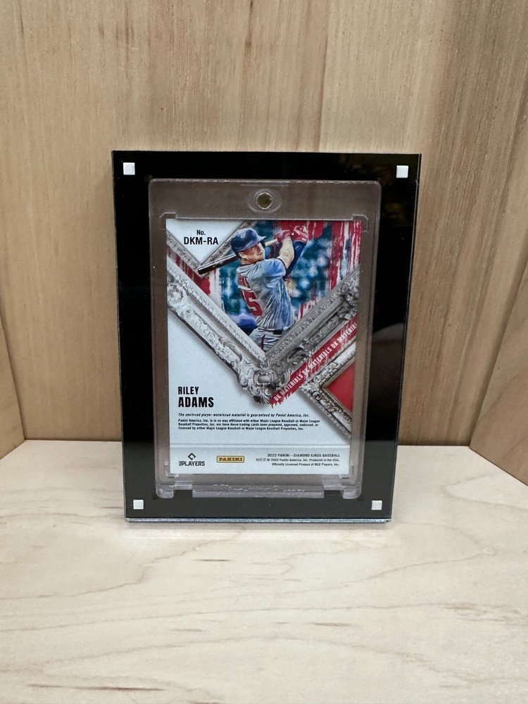 One Touch Baseball MLB Magnetic Card Wall Display Heavy Duty Acrylic Case