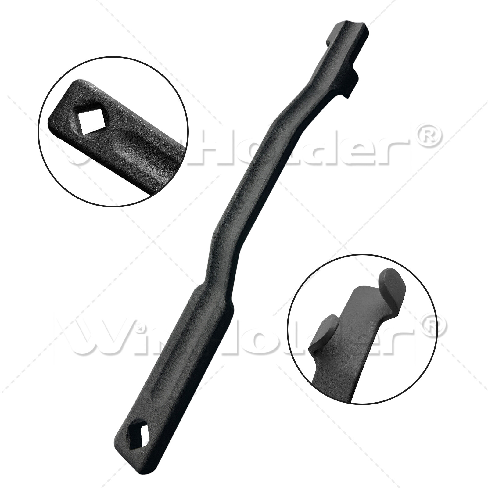 Universal Spanner Extension Wrench Extender Bar 1/2" Sq Drive Black Repair Tool