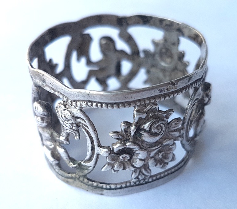 Napkin Ring ALBO Silver about 1950 AL704