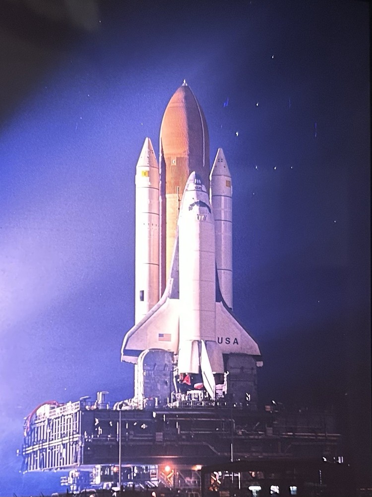 1982 NASA KSC Space Shuttle Columbia Crawler Transport Presentation Transparency