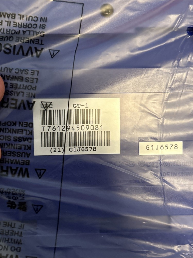 Boss GT-1 Guitar Effects Processor