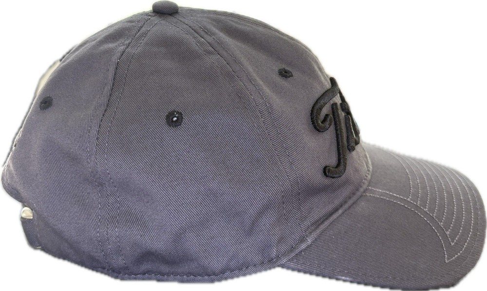 Titleist Adjustable Strap Golf Cap Hat Dark Gray/Black