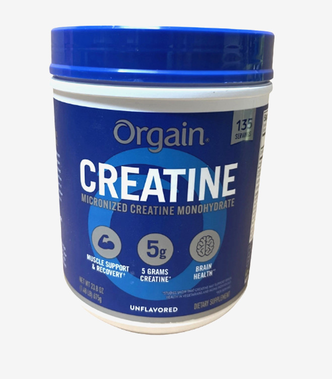 Orgain, Micronized Creatine Monohydrate, Unflavored, 1.48 lbs